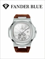 ساعة فندر بلو جلد