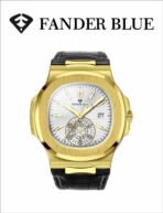 ⁦ساعة فندر بلو جلد⁩ - الصورة ⁦3⁩