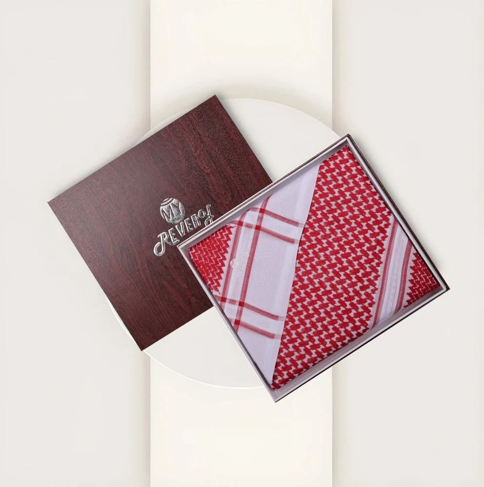 hxtpDK023qYOJsTwM6wudIw3otdCv7rDsa4ZKfBJ شماغ REVERY خطوط حمراء موديل 2024 - Image 1