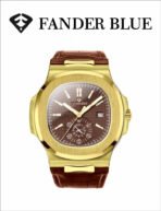 ⁦ساعة فندر بلو جلد⁩ - الصورة ⁦2⁩