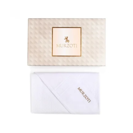 شماغ مرزوتي ابيض غولد SMGW1