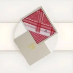 ⁦شماغين فلانتو (أحمر + أبيض )⁩ - الصورة ⁦5⁩