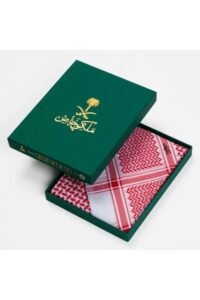 البكج الملكي 3 اشمغة (شماغ ملكي خاص احمر غامق 2024) - Image 2