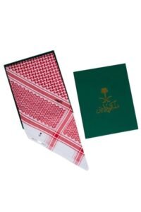 البكج الملكي 3 اشمغة (شماغ ملكي خاص احمر غامق 2024) - Image 3