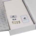 ⁦قماش ماركة دافنشي لون كريمي⁩ - الصورة ⁦3⁩