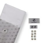 ⁦قماش ماركة دافنشي لون ابيض⁩ - الصورة ⁦4⁩